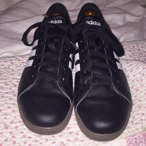 Black Adidas Superstars